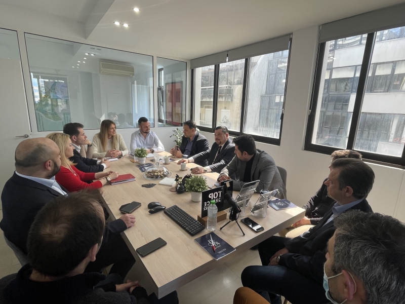 Visit of the president of the real estate association of Athens and Attica